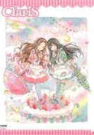 ClariS x Kiki & Lara A4 double-sided clear file "CD Prism" Animate Purchase benefits