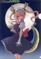 Tall special plastic trasparent file folder "Comics Miss Kobayashi's Dragon Maid 7" Melon Books Purchase benefits