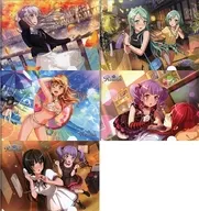 Roselia A4 Clear File 5-Pack Set "bAng Dream! Girls Band Party! × LAWSON"