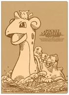 Overseas Sepia Graffiti A4 Double Pocket Clear File "Pokémon"