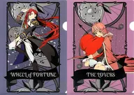 Tachihana ユキノジョウ & Saionji Leo A4 Clear File Set (2-Pack) "Rakuten Collection KING OF PRISM -PRIDE the HERO - TAROT OF PRISM - Sparkling wish card for you ~" E-5 Award