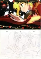 Saber A4 reproduction original picture clear file 「 Blu-ray/DVD Fate/Extra Last Encore 1 」 Aniplex Purchase benefits