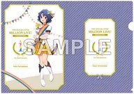 Toyokawa Fuka Nouvelle Tricorol ver. A4 plastic trasparent file folder "idol Master Million Live!"