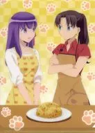 遠坂凛＆間桐桜 ミニクリアファイル 「衛宮さんちの今日のごはん×ufotable Dining 第8期」 お楽しみくじ景品