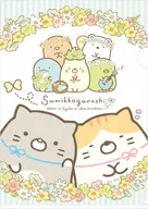 ねこのきょうだいにであいましたテーマ(ホワイト) A4クリアホルダー 「すみっコぐらし」