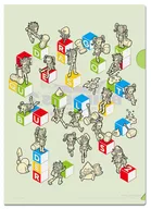 B. Assembly A4 plastic trasparent file folder "DRAGON QUEST BUILDERS 2 : The God of Destruction : Siddo and the Empty Island"