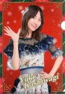 Yuki Kashiwagi 2018 Christmas A4 plastic trasparent file folder (2018 mc) AKB48 CAFE & SHOP only