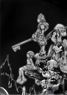 Set A4 Metallic File "KINGDOM HEARTS"