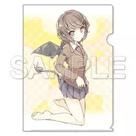 3. Tomoe KOGA A4 plastic trasparent file folder' Rascal Does Not Dream of Bunny Girl Senpai'