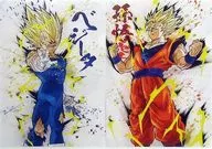 Majin Vegeta & Super Saiyajin 2 Son Goku A4 Clear File Set (conjunto de 2 peças) "Ichibankuji Dragon Ball ULTIMATE Evolution with Dragon Ball Z Dokkan Battle" I Award