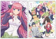 Nakano Nino A4 Clear File Set (2-Pack) "The Quintessential Quintuplets"