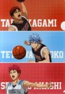 "Blu-ray Box Kuroko's BASKETBALL 3rd SEASON" Animate Purchase benefits A4 plastic trasparent file folder with double-sided illustrations of Kuroko, Hikami and Akashi.