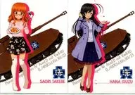 Takebe Saori & Isosuzu Hua (Civil) A4 Clear File Set (2 Set) "Ichiban KUJI Girls und Panzer Tank Road Operation! ~ 2019!" Premio J
