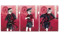 70. Hyuga Masamune : A4 Clear File Set (3-Pack) "Espada Ranmai -ONLINE -"