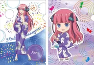 Nino Nakano Yukata Ver. A4 Clear File Set (2-Pack) "The Quintessential Quintuplets"