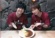 Hiroki Kaji & Tsubasa Yonaga (Curry) A4 plastic trasparent file folder "『 YOUKI and TSUBASA's Hiyoko 』 Event 2018" Goods Sales Purchase benefits