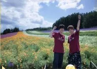Hiroki Kaji & Tsubasa Yonaga (flower garden) A4 plastic trasparent file folder "『 YOUKI and TSUBASA no Hiyoko 』 Event 2018" goods sales Purchase benefits