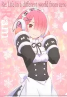 ラム A4クリアファイル 「セガ Re：ゼロから始める異世界生活 氷結の絆キャンペーン」 UFOキャッチャープレイ特典