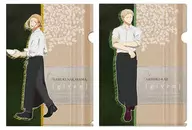 Haruki & Akihiko (Cafe Ver) A4 Clear Farset (2-Pack) "Given"