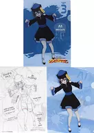 Ai Mizuno A4 clear file set of 3 "Zombie Land Saga"