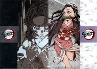 21-episode Pattern eyecatcher A4 Clear File Set (2 Sheets) "Demon Slayer: Kimetsu no Yaiba ×ufotable Cafe 7th Period"