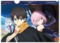 Fujimaru Tatsuka & Mash Kyrielight A4 metallic clear file "Fate/Grand Order - Absolute El Todopoderoso Babilónica"