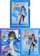 Seiya Ryugu & Ristarte A4 Clear File 3-Pack Set "Cautious Hero - The Hero Is Overpowered but Overly Cautious - × Lawson"