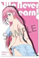 Mafuyu Kirisu (Swimsuit ver.) Drawing A4 plastic trasparent file folder "We Never Learn!"