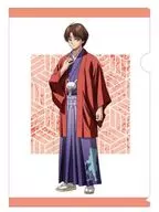 Coemma A4 Clear File Illustrated by Drawn Illustration Hakama Version "Yu Yu Hakusho"