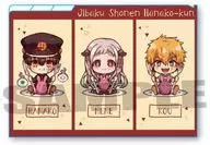 A. Set (Landscape) Gochikyara A4 Clear File 3 Pockets 「 Toilet-Bound Hanako-kun 」