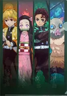 灶门碳治郎&灶门祢豆子&我妻善逸&嘴平伊之助(绿)/柱(绿)A4文件夹