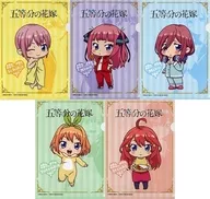 All 5 Types Set Design Clear File "KUJI Kore The Quintessential Quintuplets" D Prize