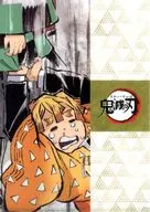 [A la carte] Agatsuma Zenitsu 11 episodes Pattern A Eye Catch A4 clear file 「 Demon Slayer: Kimetsu no Yaiba ×ufotable cafe stage 4 」