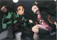 [単品] 竈門炭治郎＆竈門禰豆子 A4クリアファイル 「鬼滅の刃 A4クリアファイルセット」