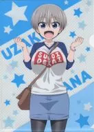 Uzaki Flower Mini plastic trasparent file folder "Uzaki-chan Wants to Hang Out!" Dengeki G's magazine September 2020 Supplement