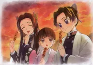 栗花落香奈乎&蝴蝶忍&蝴蝶Kanae蝴蝶三姐妹之夜新插图A4文件夹