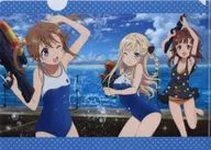 Wilhelmina & Misaki Akeno & IRIZAKI MEI A4 clear file 「 High School Fleet ×NewDays 」