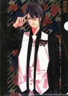 Reiji Sakamaki A4 plastic trasparent file folder "DIABOLIK LOVERS × MY MELODY Strawberry Party KUJI TypeA" D-5 Prize