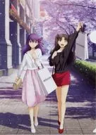Sakura Matou & Rin Tohsaka A4 clear file "Fate/stay night the Movie x Mitsukoshi"