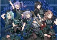 Einheit (Roselia) A4 plastic trasparent file folder "bAng Dream! 8th ☆ LIVE"