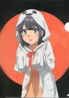 牧之原翔子(ハロウィンver.) 描き下ろしイラスト A4クリアファイル 「青春ブタ野郎はバニーガール先輩の夢を見ない」