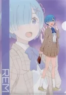 Rem A4 plastic trasparent file folder "Re:ZeRo Starting Life in Another World x Fujikyu-Highland"