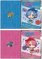 レム＆ラム(アメリカンレトロver.) A4クリアファイルセット(2枚組) 「Re：ゼロから始める異世界生活 2nd season」