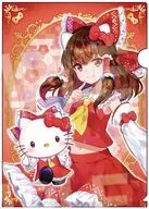 Hakurei Rei-yume x Hello Kitty A4 Clear File 2 "Toho Project x Sanrio Character Connectors"