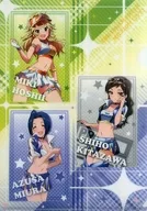 Star 井美 Ki & Miura Azusa & Kitazawa Shiho A4 clear file "idol Master MILLION LIVE!" limited to Lawson