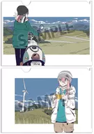 D. Shima-rin / Kagamihara Nadeshiko A4 clear file set (2-pack set) Original version vol. 4 "Laid-Back Camp △"