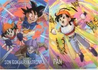 Sun Wukong & Pan & Trunks / Pan A4 Clear File Set (2-Pack) "Ichiban KUJI DRAGON BALL Z DOKKAN BATTLE 6th anniversary" H Prize