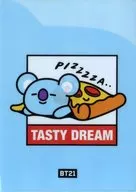 KOYA A4 2-pocket clear file "BT21"