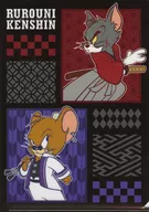 Tom & Jerry A4 plastic trasparent file folder "Eiga Rurouni Kenshin Final Chapter The Final/The Beginning× TOM and JERRY" Theatre Goods