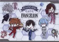 Assembly A4 plastic trasparent file folder "CAPCOM CAFE× Shin Evangelion Theatre version"